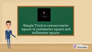 Convert meter square to centimeter square and millimeter square easily without memorizing.