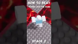 How to beat Roblox I wanna test the game - Stage 2