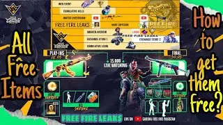 FFWS 2021 - All free rewards and how to get them | Urdu/ Hindi - PAK server | Free Fire Leaks