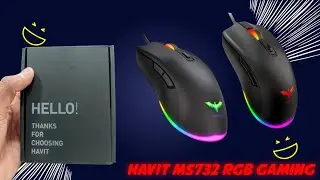 HAVIT MS732 RGB Gaming Mouse with 6400 DPI, Programmable, 7 Color Backlights, 6 Buttons 2023 Version
