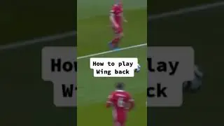 How to play wing back (RB & LB) #shorts