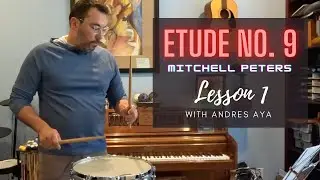 TMEA 2022-2023 Etude 9, Advanced Snare Drum Studies by M. Peters, feat. Andres Aya ensembleblock.com