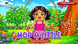 HOP A LITTLE | Toddler Rhymes | Nursery Rhyme for Kids