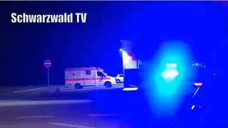 🚓💨 Eilige Polizeieinsatzfahrt von Binzen in Richtung Eimeldingen - Augenzeugenvideo [22.02.2021]