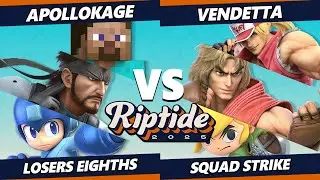 Riptide 2025 TOP 8 - ApolloKage Vs. Vendetta - Smash Ultimate - SSBU