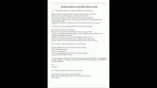 Florida Dental Law and Rules Practice Exam  Latest 2024  2025  Actual Questions and Answers 100 Corr