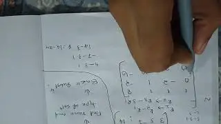 Gauss elimination method 