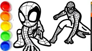 How to draw Spiderman and Spidey, Drawing For Kids