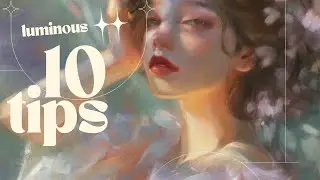 🌟 Mastering Light: 10 Pro Techniques for Luminous Portraits in Procreate 🎨✨
