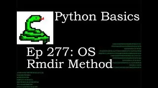 Python Basics Os Rmdir