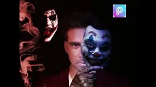 Joker photo editing tutorial step by step in picsart, Picsart photo editing
