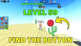 How To Complete Roblox Find The Button Level 59 | World 1