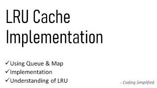 LRU Cache Implementation | Codewise explanation using Queue & Map | Java Code