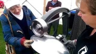 2016 09 03 LAA Rally - using an English Wheel