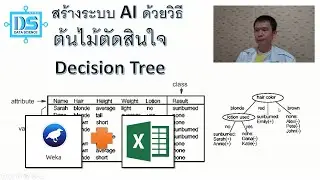 สร้างระบบ AI ด้วยวิธี Decision Tree โดยโปรแกรม WEKA และ Excel [Data Science NPRU]