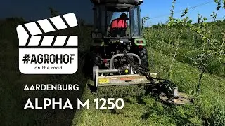 Work in the vineyards: inrow cleaning with Aardenburg Alpha M flail mower and Chery RD254🚜│Agrohof
