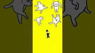 dancing walking rearranging furniture #shorts #cat #catdance