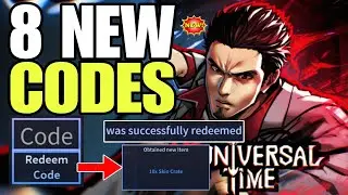 *НОВЫЕ КОДЫ* ​​ROBLOX A UNIVERSAL TIME CODES 2025 | КОДЫ ОБНОВЛЕНИЯ A UNIVERSAL TIME | НОВЫЕ КОДЫ
