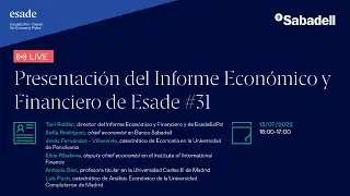 Presentación del Informe Económico y Financiero de Esade #31
