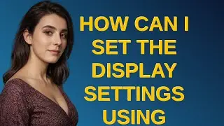 Apple: How can I set the display settings using command line