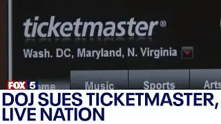 DOJ sues Ticketmaster and Live Nation