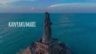 कन्याकुमारी Temple 🛕 | Swami Vivekananda Rock Memorial | KANYAKUMARI Tourist Places | Drone Shot 4K