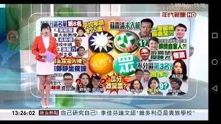 20191113 年代新聞台 1300午間新聞 主播葉映彤播報片段