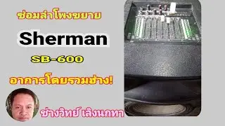 Ps1122 ซ่อมลำโพงแอมป์ Sherman รุ่น SB600