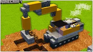 ✔ Minecraft: How to Build a Digger | 1.19 Construction Build Tutorial (Tips and Tricks)