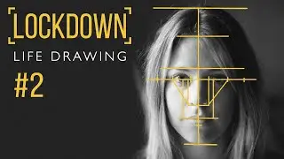 Lockdown Life Drawing #2 ✏️ Portrait Tips [Draw Along Live Stream] (ft. Peter Keegan)