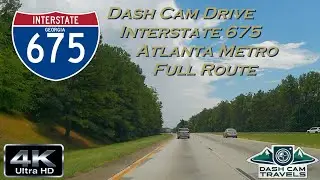Dash Cam Drive - Interstate 675 in Georgia