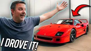 Энди Фризелла вручает мне ключи от F40... *ТУР ПО США, ДЕНЬ 6*