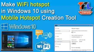 How to make WiFi hotspot in windows 10 using Mobile hotspot Creation tool || Make WIFI Hotspot