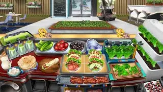 Cooking Fever - Salad Bar Level 40 🥗🥒 (3 Stars/Orders Memorized)