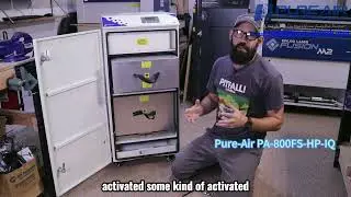 Pure Air laser fume extractor PA-800FS-HP-IQ