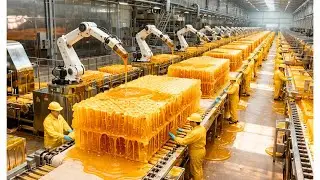 How Honey Is Made With Billions of Bees - Inside Honey Factory | Full Process