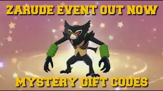 ZARUDE MYSTERY GIFT EVENT OUT NOW! POKEMON SWORD AND SHIELD ZARUDE CODE FREE (HOW TO GET ZARUDE)