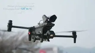 Searchlight and broadcasting system for DJI Matrice 30 by CZI