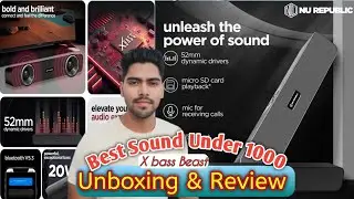 Nu Republic | Soundbar 20 | Wireless Speaker | Flipkart order | Unboxing & Review Soundbar #sound