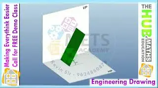 Projection of Plane | 3D Animation | Engineering Drawing