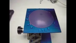 Superhydrophobic Coating on Optical Lens