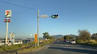 国道501号線　熊本県玉名郡　長洲町から　天水町