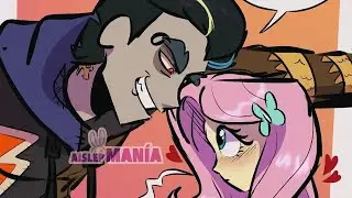 Fluttershy x Discord Equestria Girls [Comicdub al Español Latino] Arte por: @Aislep