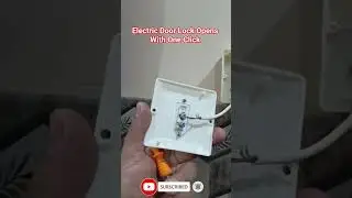 Electric Door Lock opens with one click