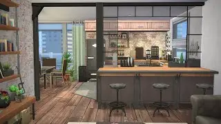 INDUSTRIAL FAMILY APARTMENT (702 ZENVIEW APARTMENT) 🌆 SIMS 4 SPEED BUILD STOP MOTION (NO CC)