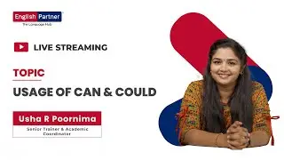 Usage of Can & Could | Ft.Usha Poornima