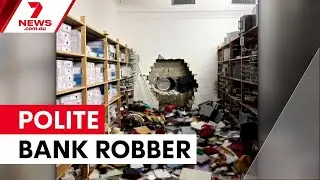 German bank robber pays for parking after $50m heist | 7NEWS