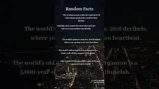 Random Facts #shorts #randomfactsshorts