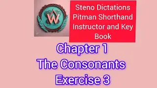 Dictation Exercise 3 | Pitman Shorthand Instructor and Key Book | Basic Dictation for Beginners.
