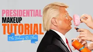 How the #1 Trump Impersonator Puts on His Orange Presidential Face